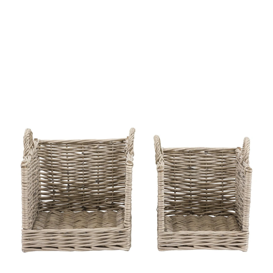 Corte Set of 2 Log Baskets - Natural