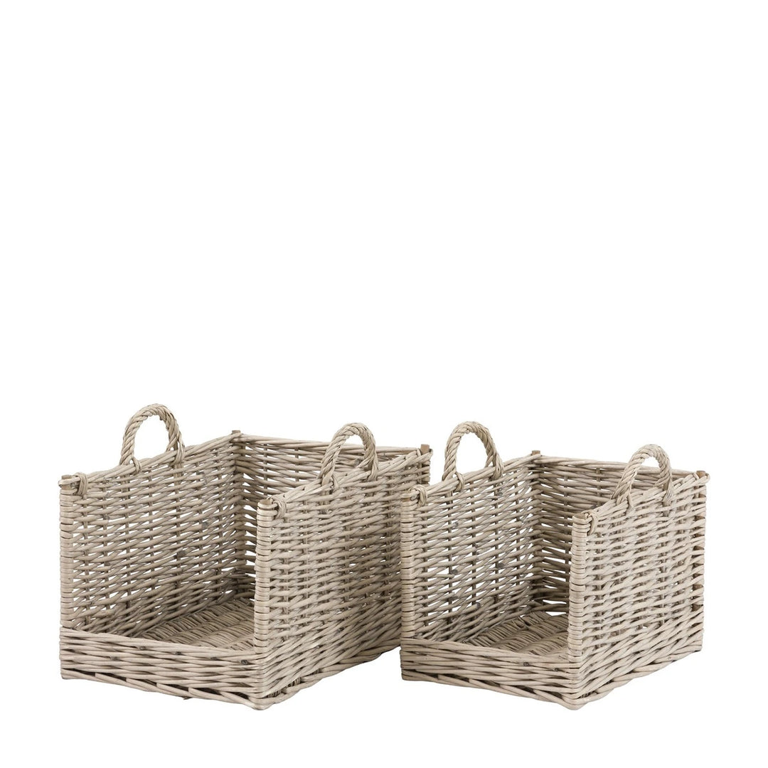 Corte Set of 2 Log Baskets - Natural