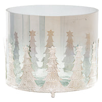 Hill Interiors Noel Collection Crackled Christmas Tree Candle Holder - Large