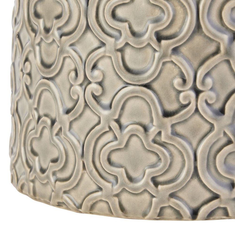 Hill Interiors Seville Collection Marrakesh Urn in Grey