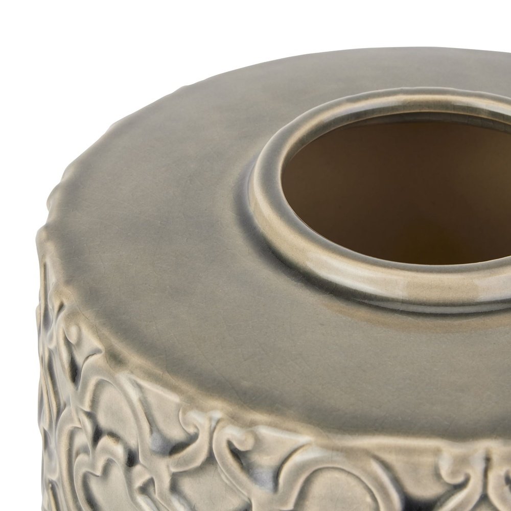 Hill Interiors Seville Collection Marrakesh Urn in Grey