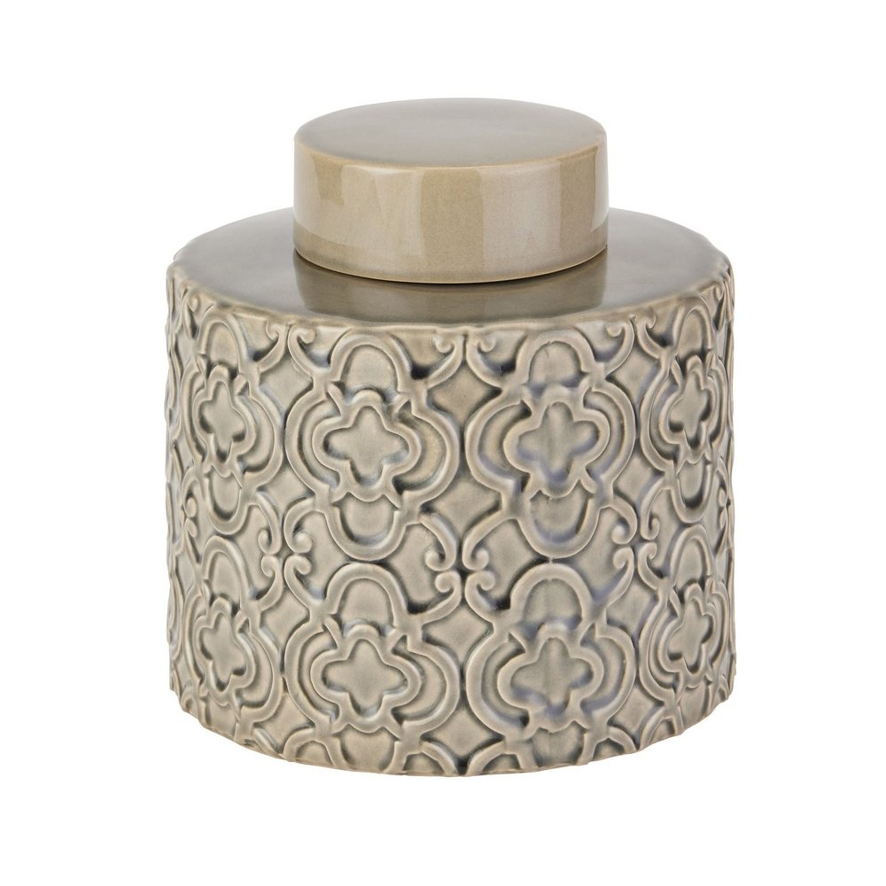  Hill-Hill Interiors Seville Collection Marrakesh Urn in Grey-Grey 949 