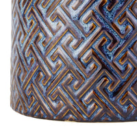 Hill Interiors Seville Collection Indigo Azero Urn