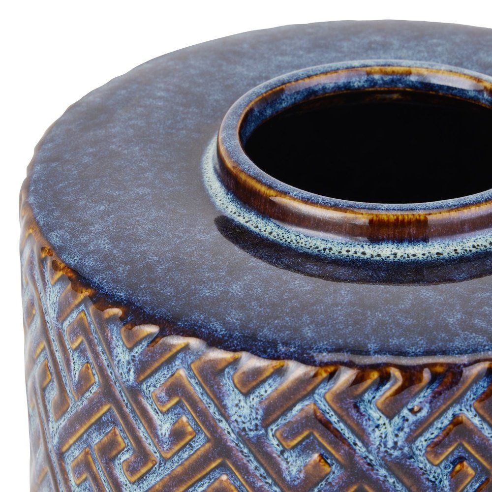 Hill Interiors Seville Collection Indigo Azero Urn