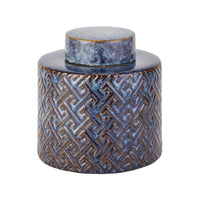 Hill Interiors Seville Collection Indigo Azero Urn