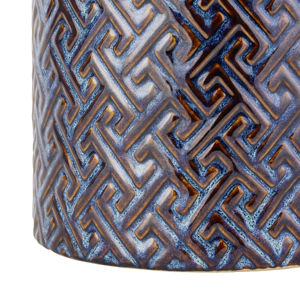 Hill Interiors Seville Collection Indigo Azero Urn