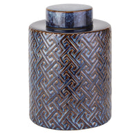 Hill Interiors Seville Collection Indigo Azero Urn