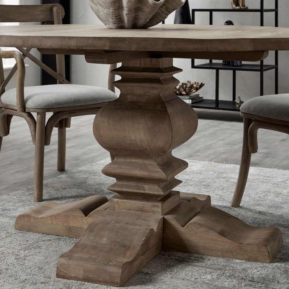 Hill Interiors Copgrove Collection Round Pedestal Dining Table