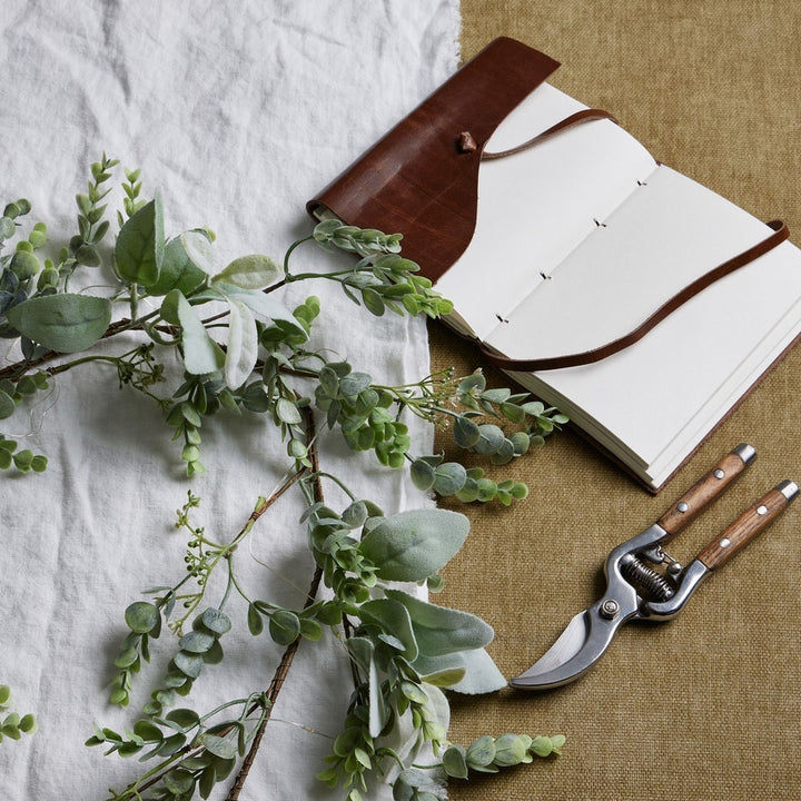 Eucalyptus And Lambs Ear LED Winter Garland Hill 5