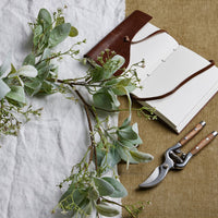 Hill Interiors Winter Garland with Lambs Ear and Wax Flower