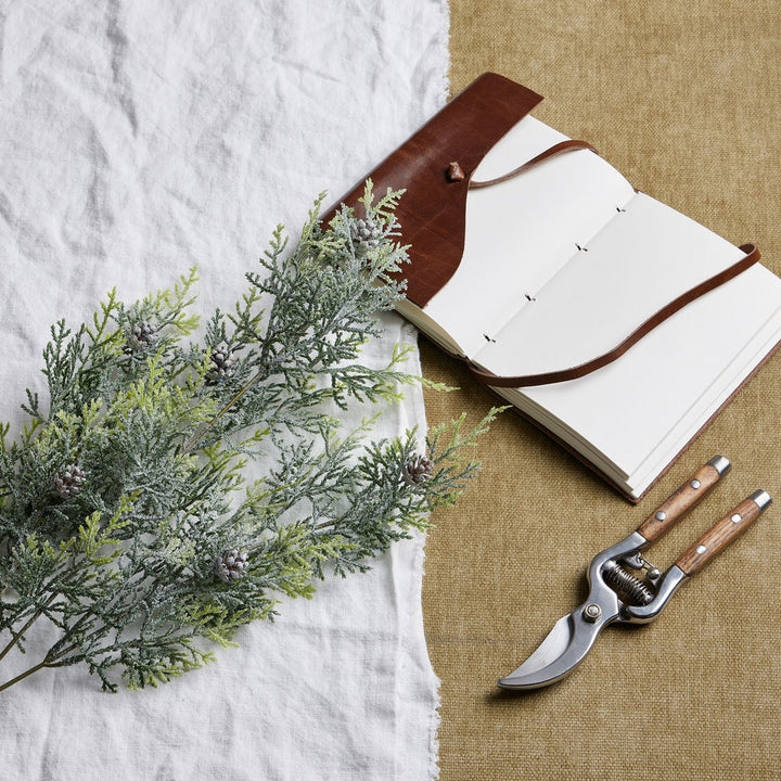 Frosted Pine Tall Stem With Pinecones Hill 1