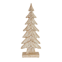 Hill Interiors Carved Wood Christmas Tree - Large