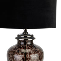 Hill Interiors Black Dapple Perugia Lamp