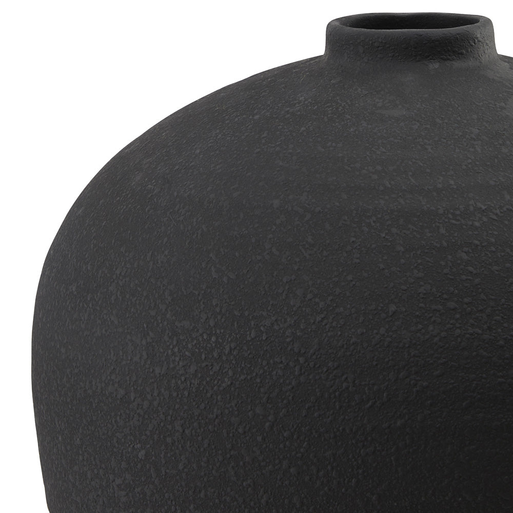 Hill Interiors Matt Black Tall Astral Vase