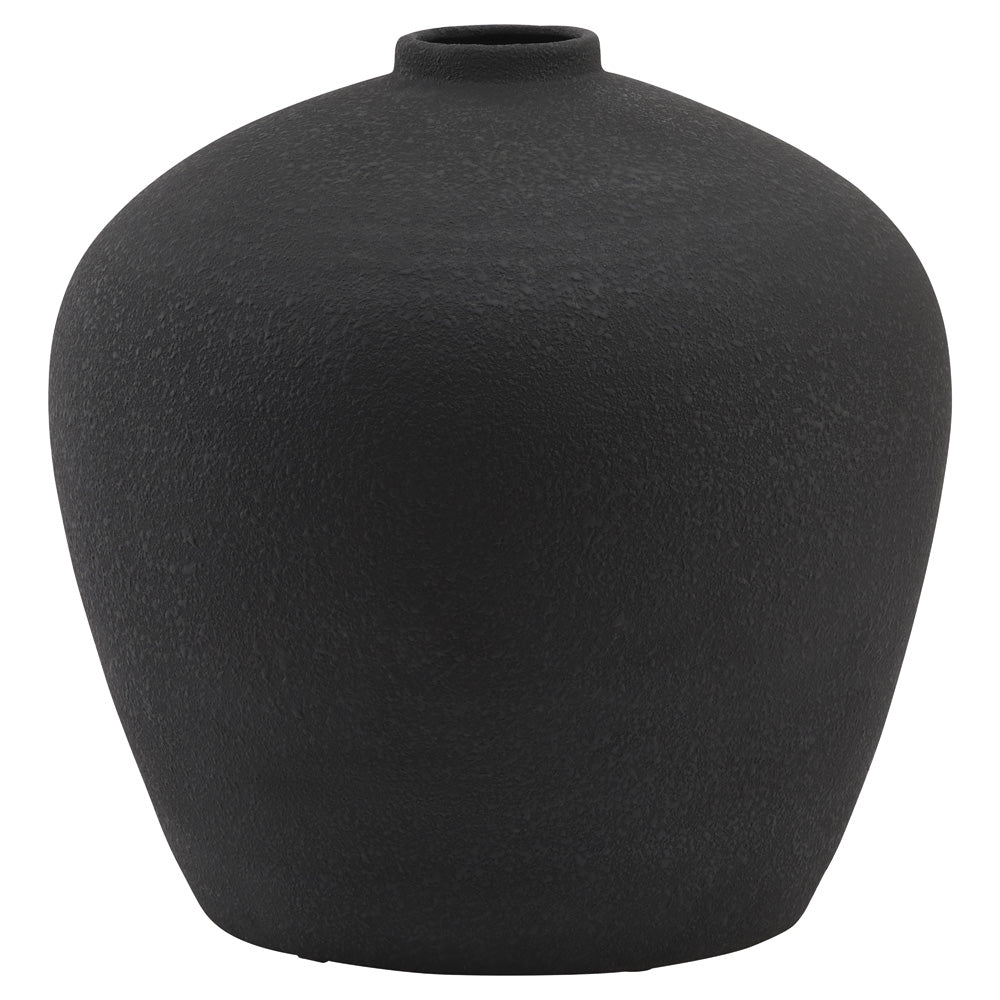 Hill Interiors Matt Black Astral Vase