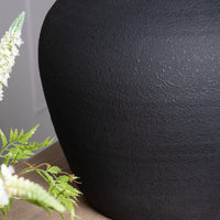 Hill Interiors Matt Black Astral Vase