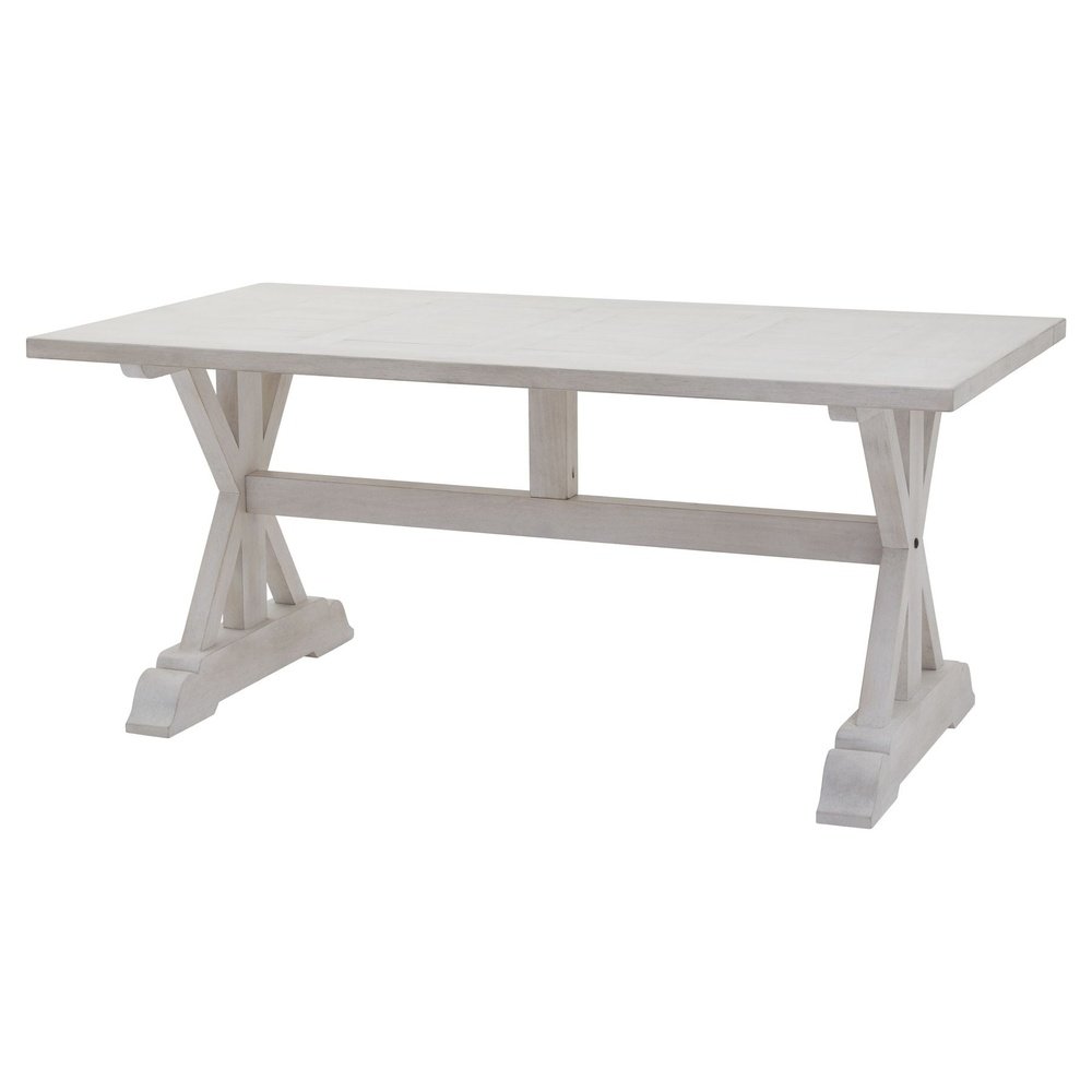  Hill-Hill Interiors Stamford Plank Collection Dining Table-White 069 