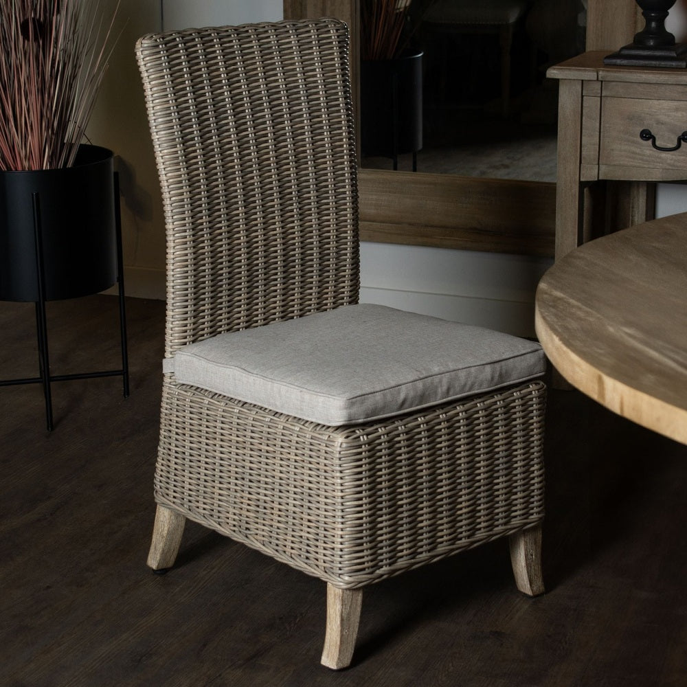 Capri Collection Outdoor Dining Chair - Beige Hill 2