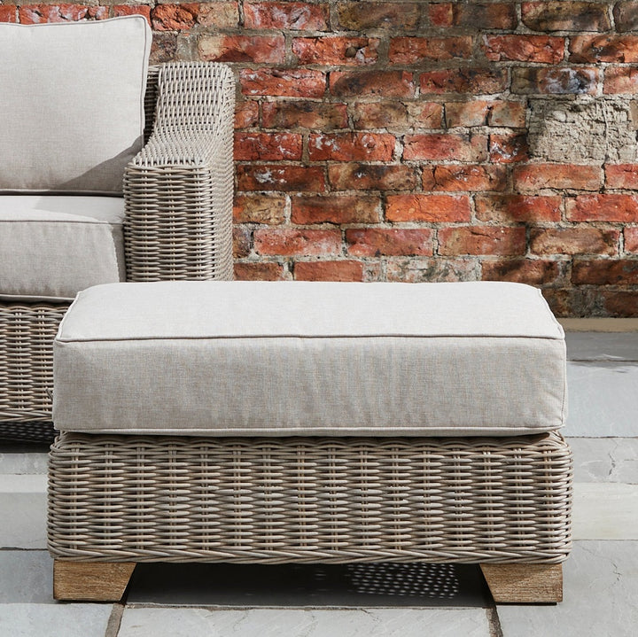 Capri Outdoor Foot Stool