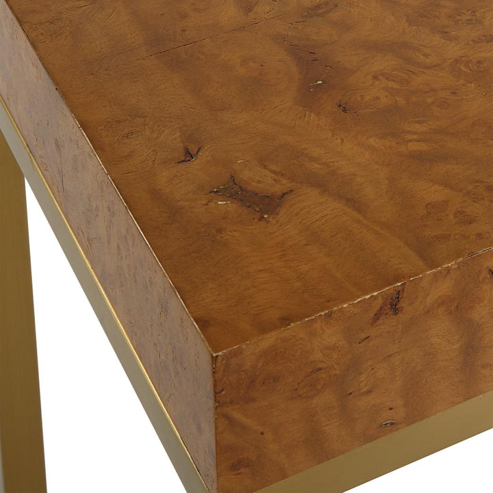 Burl-esque Set of 2 Wooden Nesting Tables