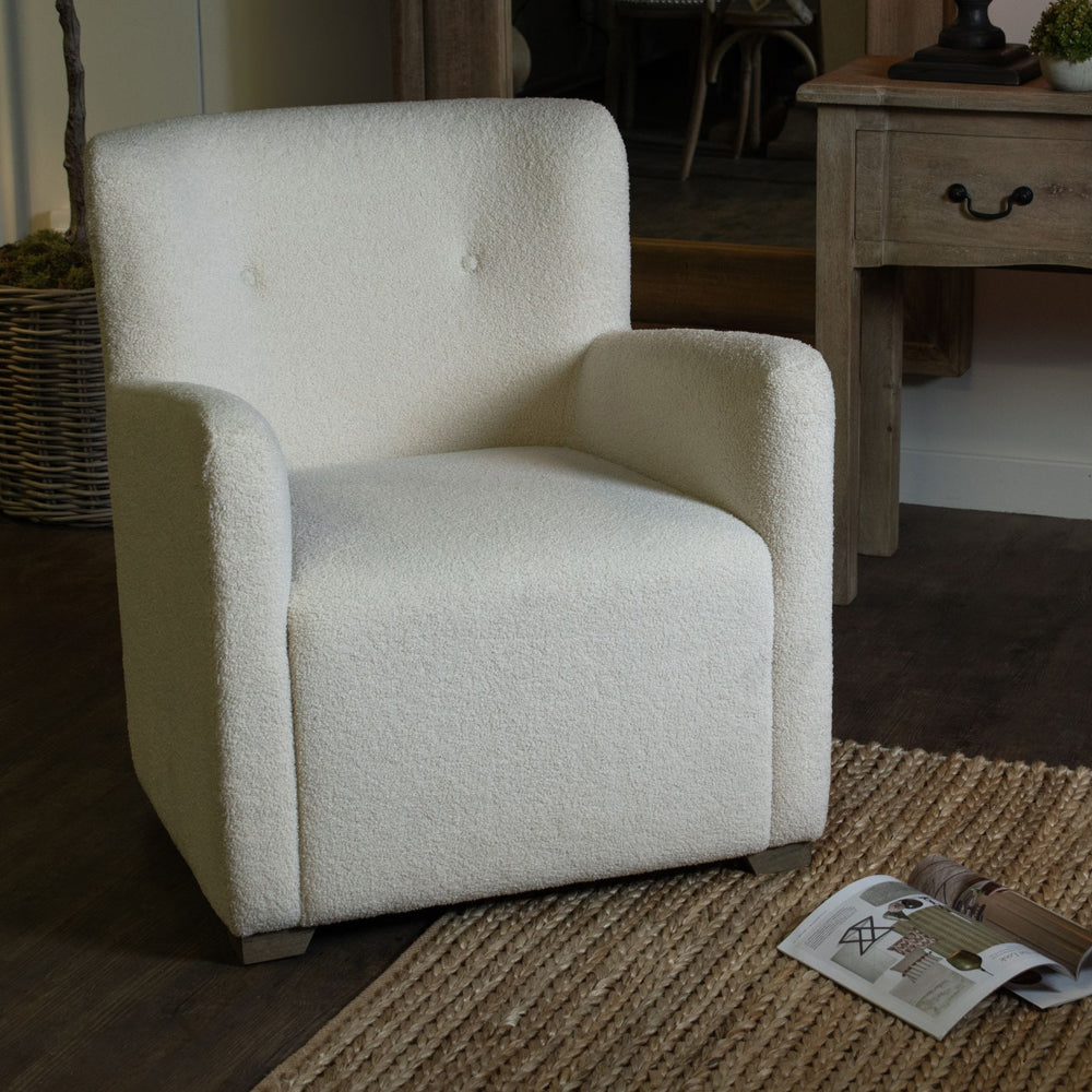 Hill Interiors Lingfield Bouclé Armchair