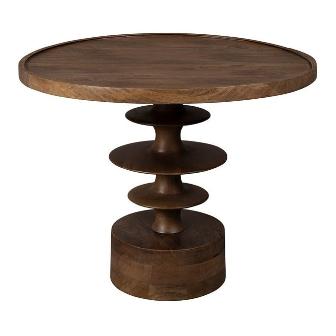 Cath Round Coffee Table - Walnut Dutchbone 1