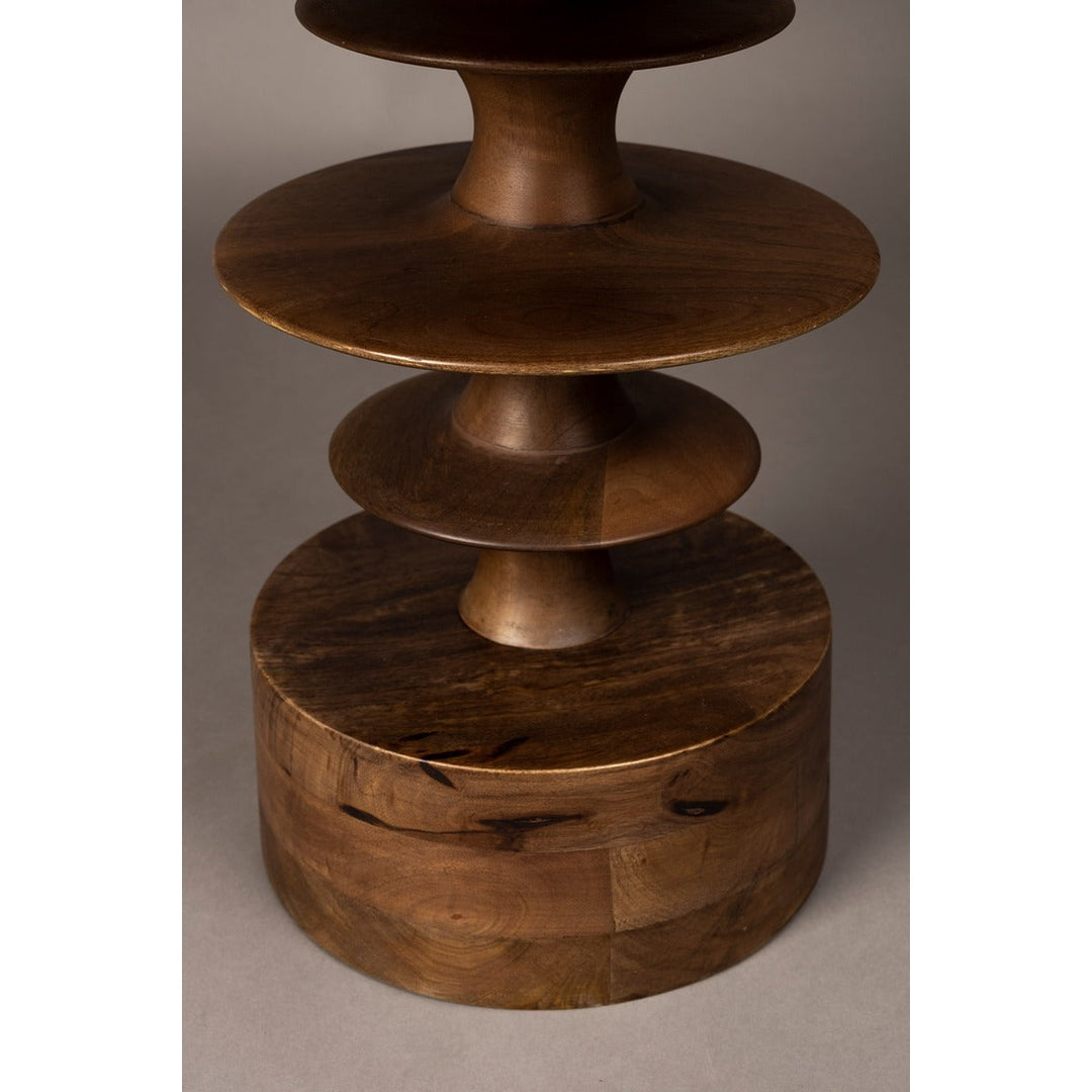 Cath Round Coffee Table - Walnut Dutchbone 4