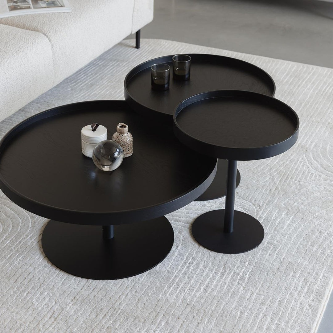 Yuri Round Side Table - Black Zuiver 2