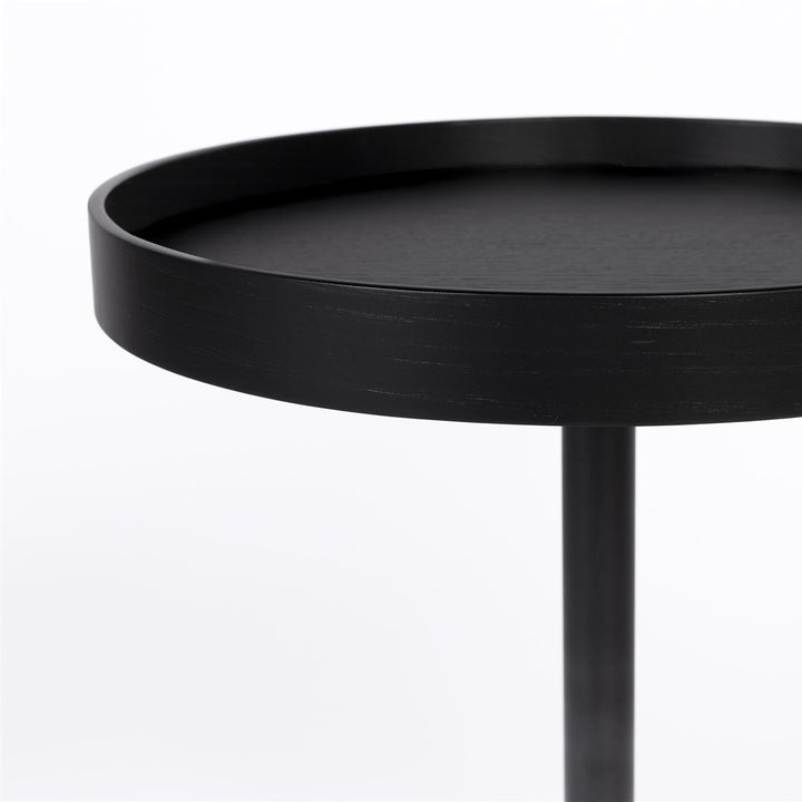 Yuri Round Side Table - Black Zuiver 3