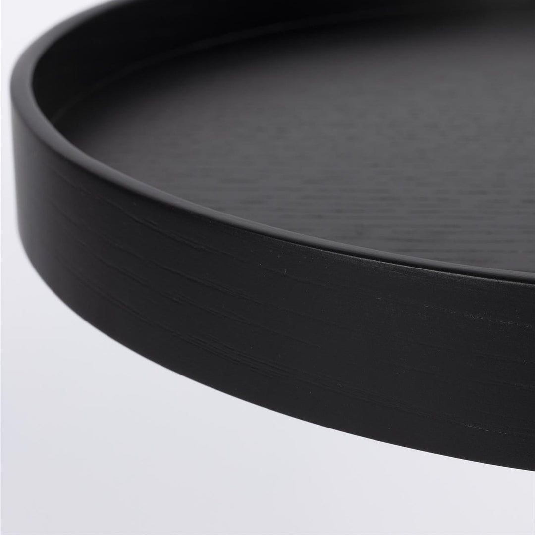 Yuri Round Side Table - Black Zuiver 4