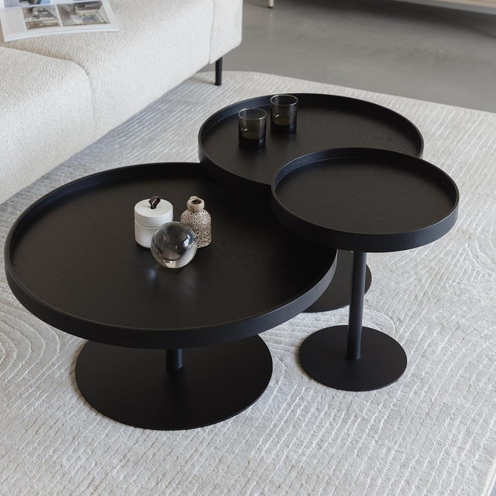 Yuri Round Side Table - Black Zuiver 8