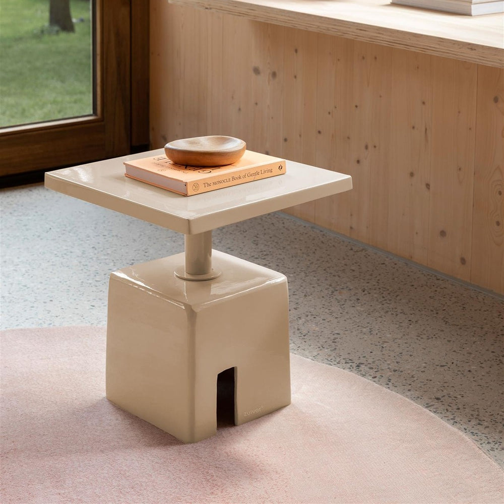 Chubby Square Side Table - Beige Zuiver 2