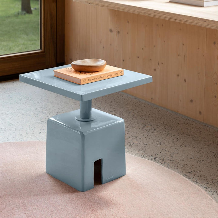 Chubby Square Side Table - Ocean Blue Zuiver 2