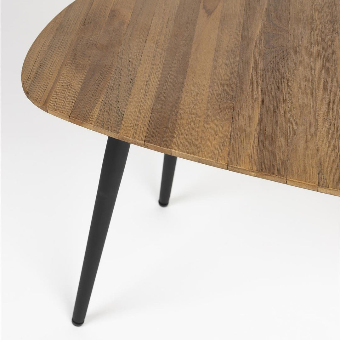 Gualdo Oval Coffee Table - Brown & Black Zuiver 4