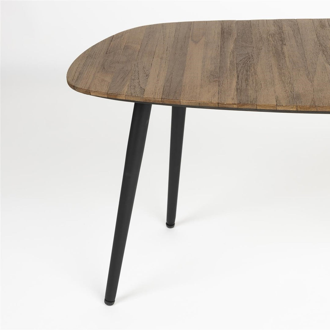 Gualdo Oval Coffee Table - Brown & Black Zuiver 5
