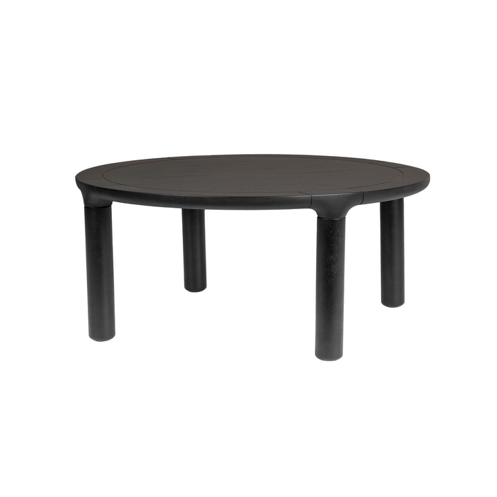 Storm Round Coffee Table - Black Zuiver 1