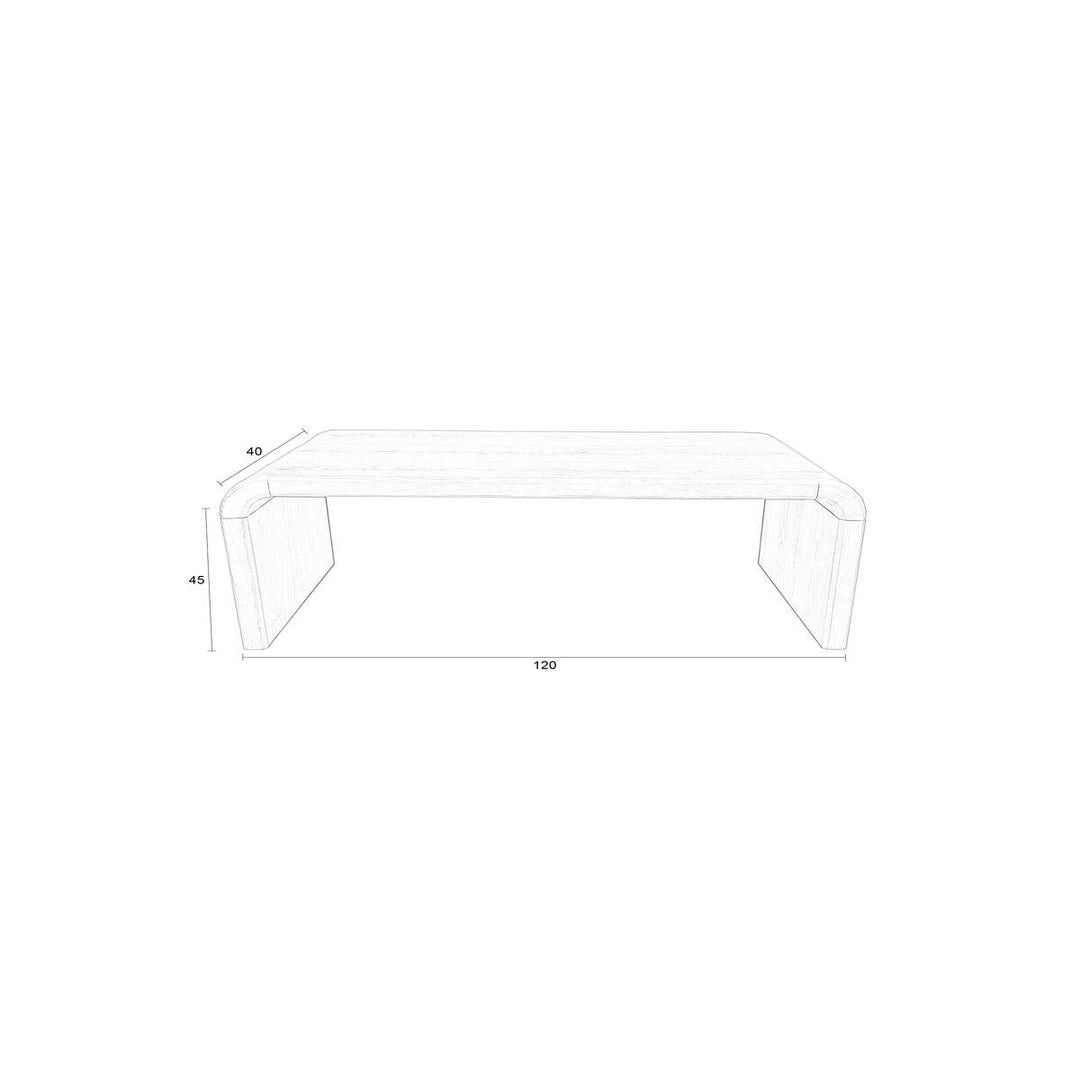 Brave Rectangle Coffee Table - Natural Zuiver 6