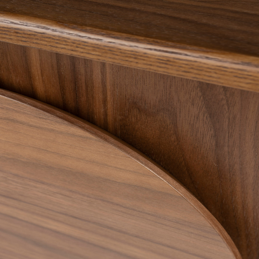 Groove Side Table / Bedside Table - Walnut Zuiver 3