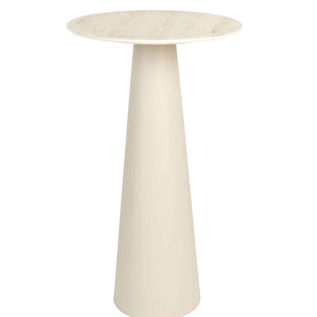 Joya High Round Side Table - Beige Zuiver 1