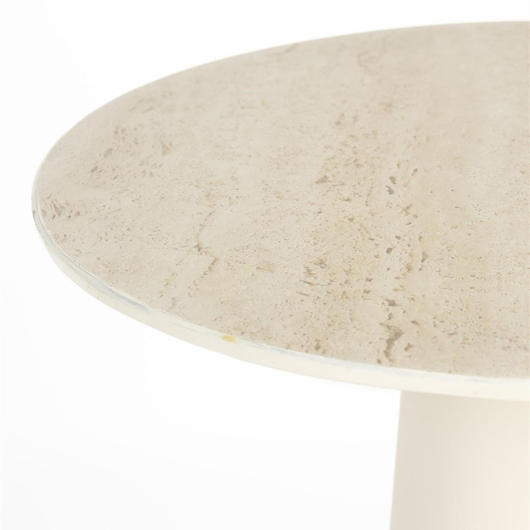Joya High Round Side Table - Beige Zuiver 3