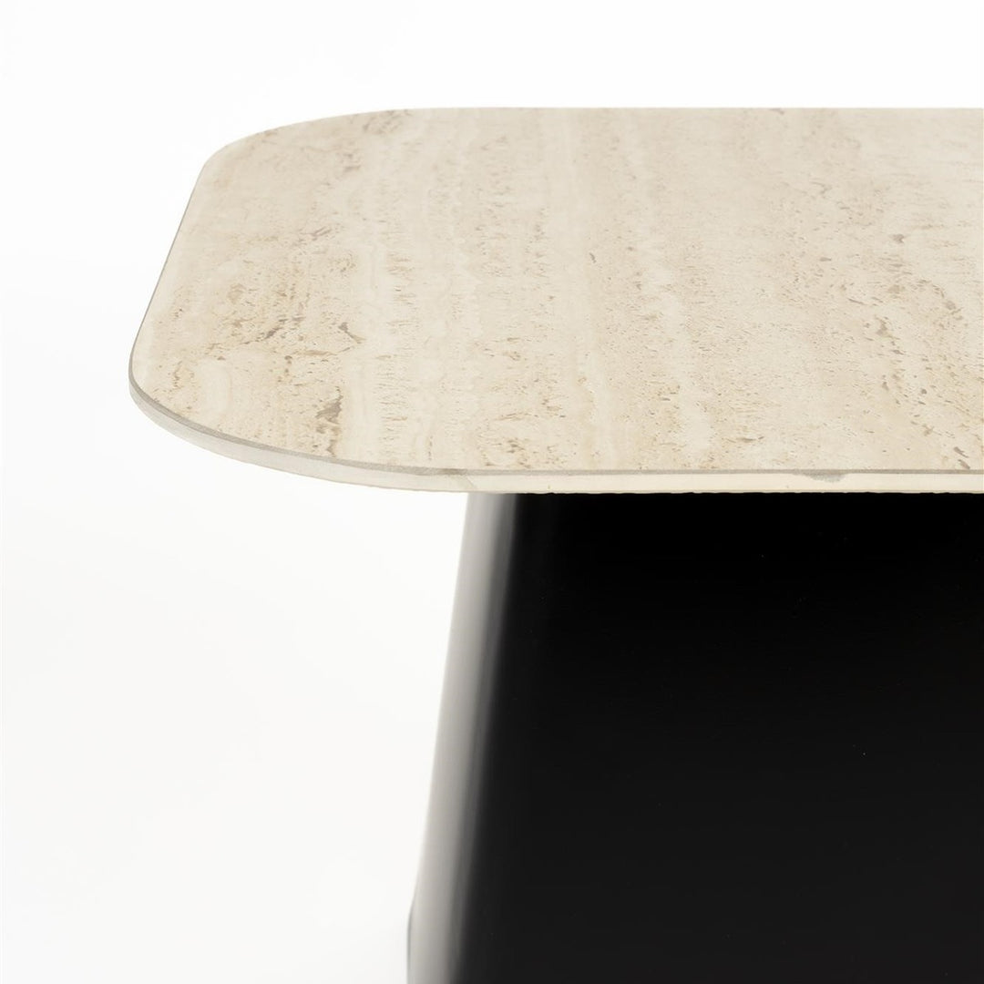 Baru Set of 2 Square Side Tables - Black & Beige Zuiver 3