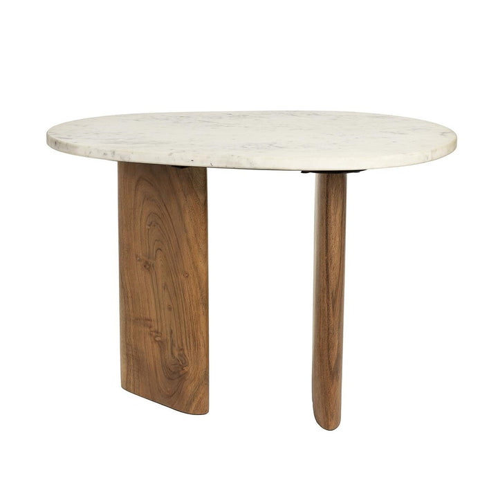 Tanda Side Table - Marble & Acacia Zuiver 2
