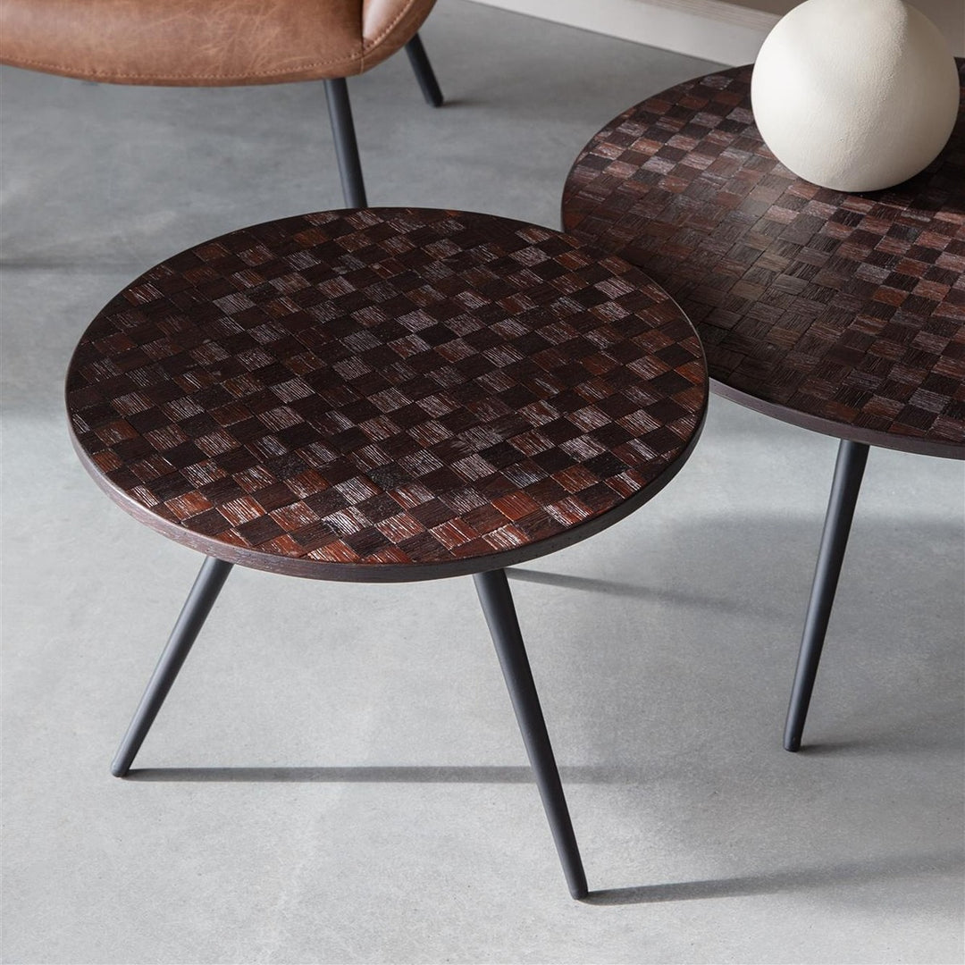 Webster Set of 2 Coffee & Side Table - Chocolate Zuiver 2
