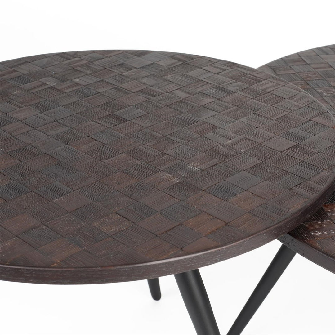 Webster Set of 2 Coffee & Side Table - Chocolate Zuiver 4