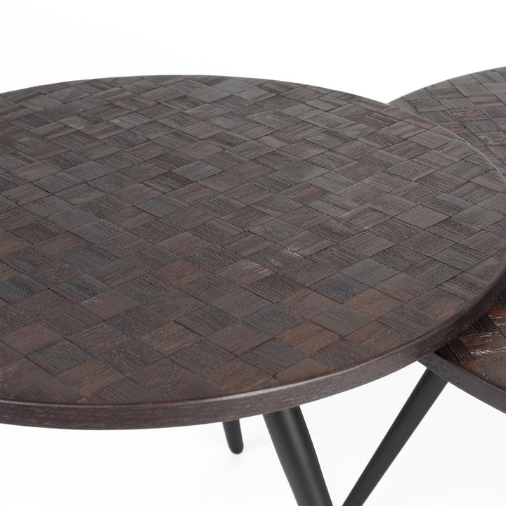 Webster Set of 2 Coffee & Side Table - Chocolate Zuiver 4