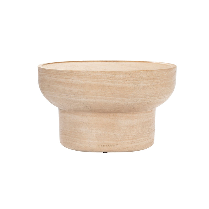 Noble Oval Pill Round Side Table - Natural Zuiver 1