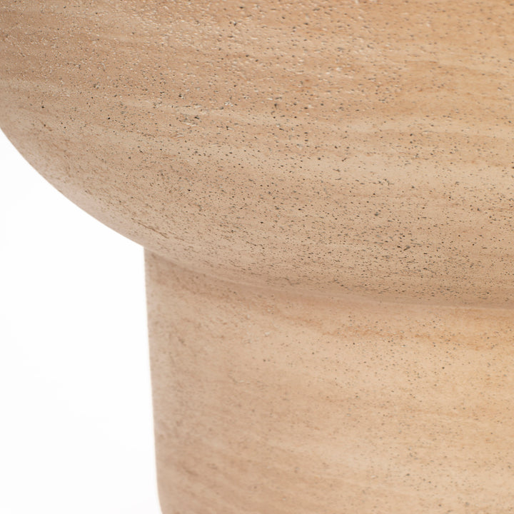 Noble Oval Pill Round Side Table - Natural Zuiver 4