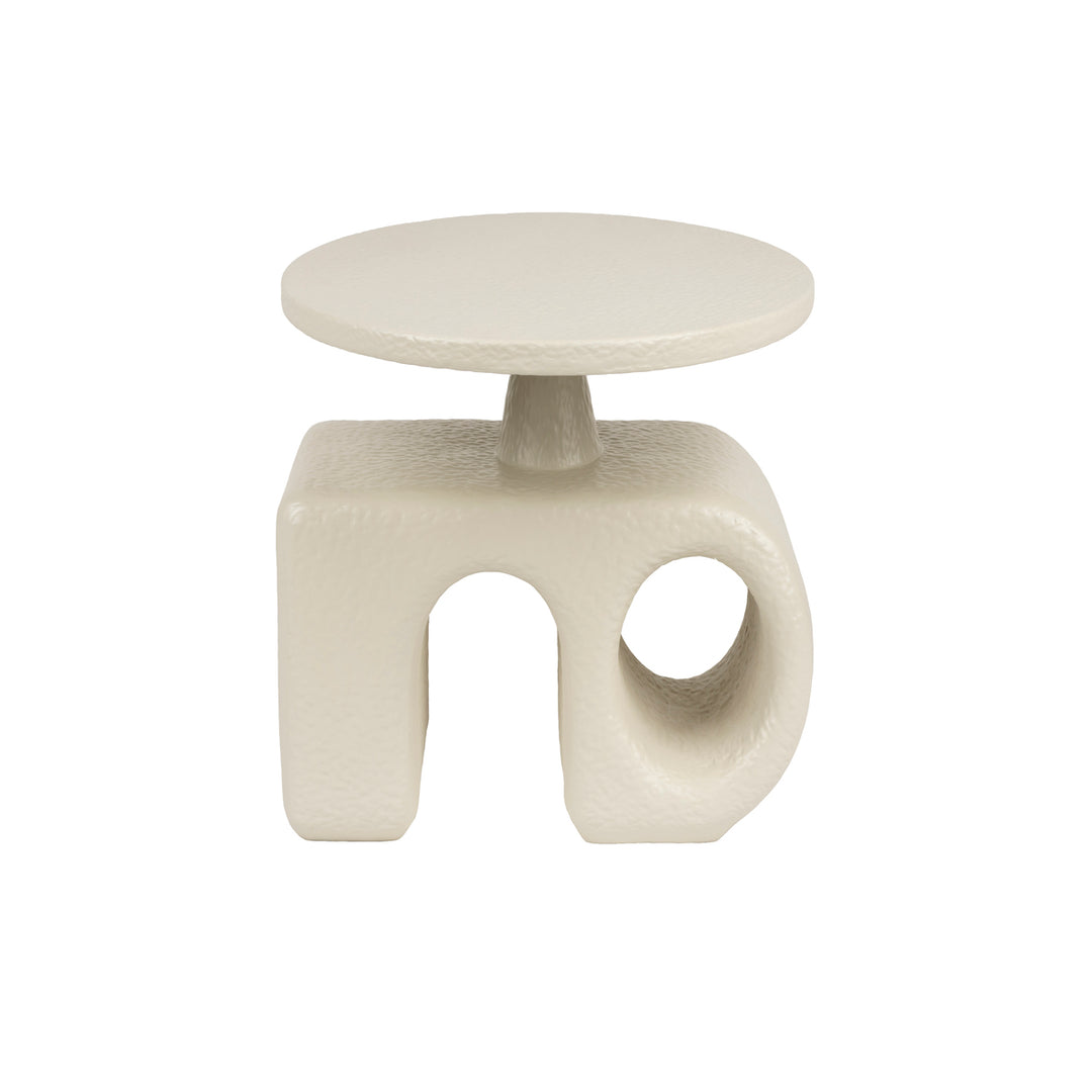 Hermit Round Side Table - Beige Zuiver 1