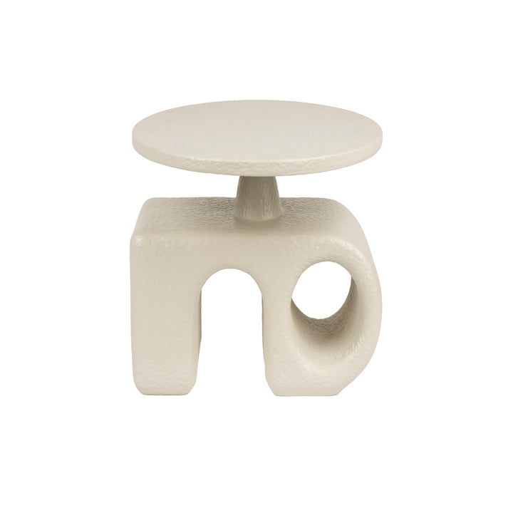 Hermit Round Side Table - Beige Zuiver 1