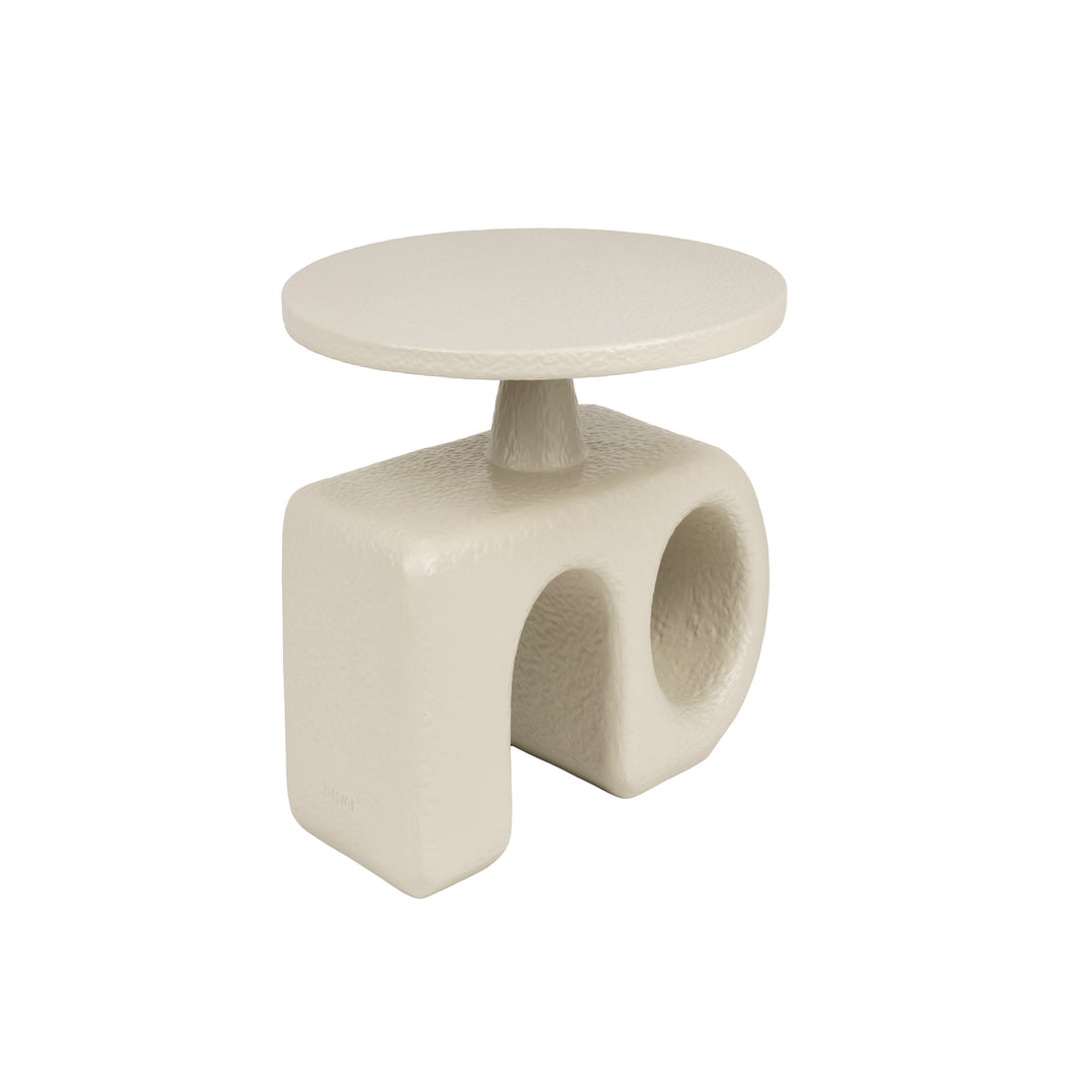 Hermit Round Side Table - Beige Zuiver 2